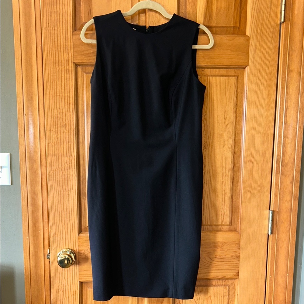 Talbots Classic Black Midi Dress